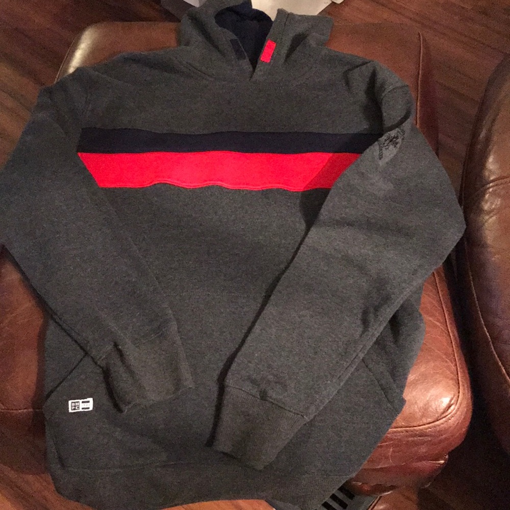 Boys Youth XL (18/20) Gray hooded sweatshirt
